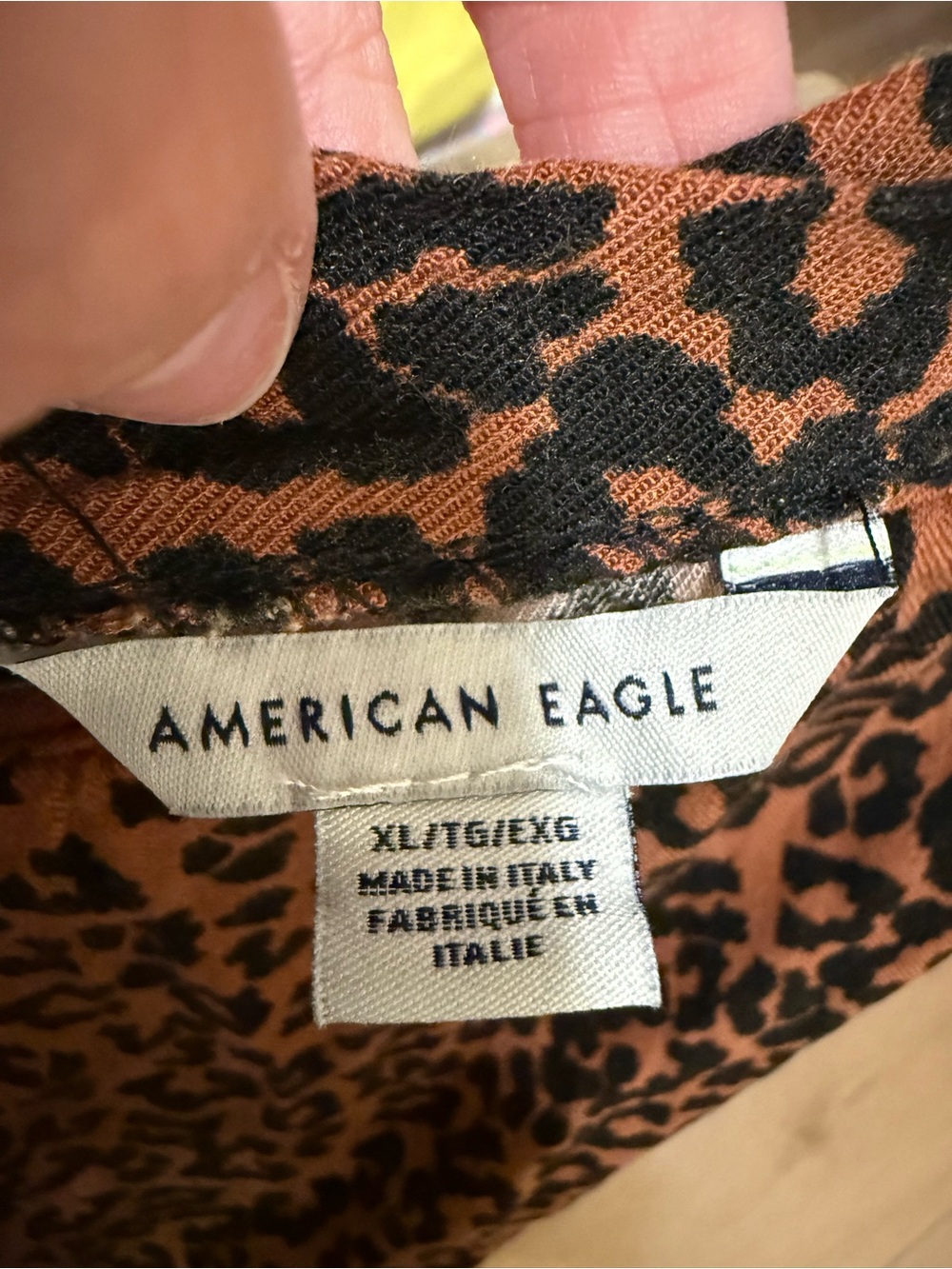 American Eagle Outfitters Brown Leopard Print Maxi Skirt - Picture 3 of 4
